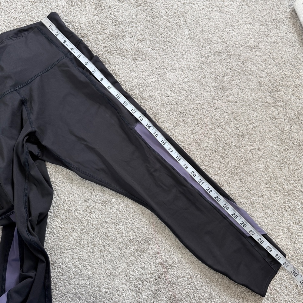 Athleta Women’s Ultimate Stash Colorblock 7/8 Craft Tight in Black L - Picture 12 of 13